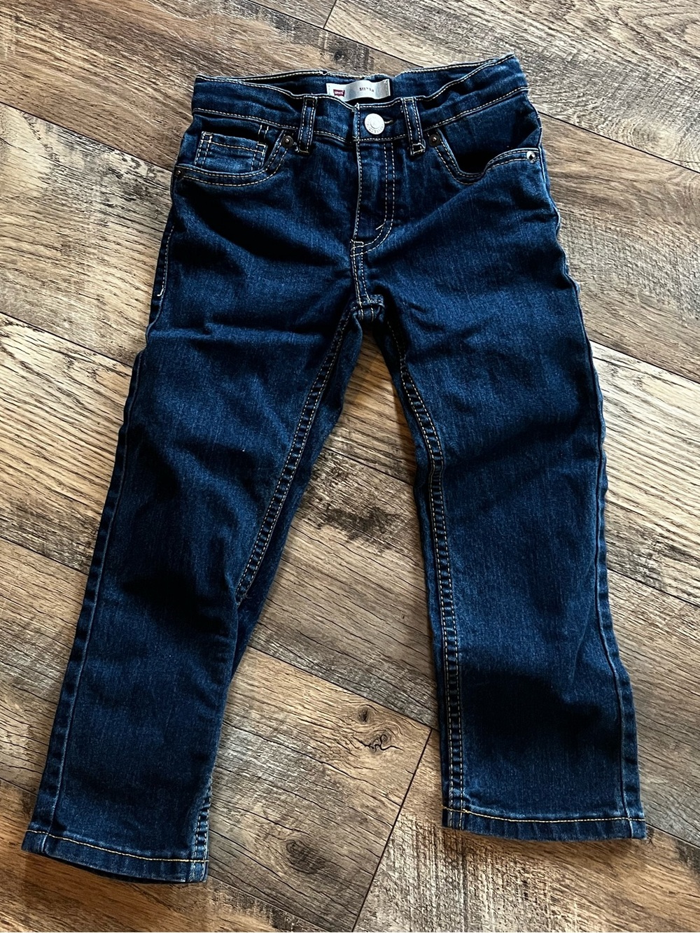 Levi’s 511 Slim Jeans Boys Size 5 Regular 4-5Y Dark Wash Stretch Denim 🎀